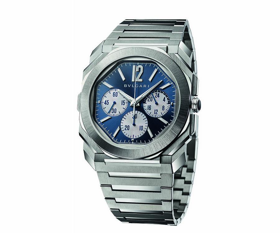 BVLGARI Octo Finissimo S Chronograph GMT精鋼計時腕錶