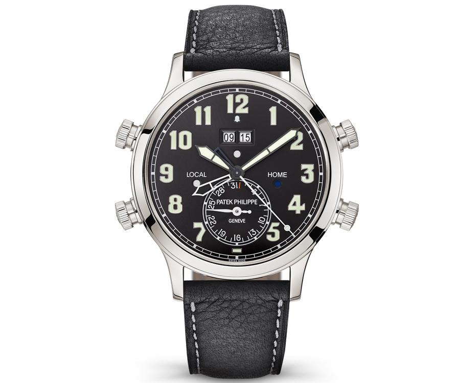 百達翡麗PATEK PHILIPPE 5520P-001兩地時間鬧鈴腕錶