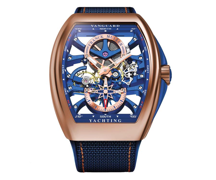 FRANCK MULLER Vanguard Yachting七天動力儲存鏤空錶