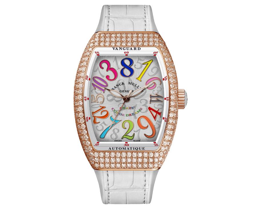 FRANCK MULLER Vanguard Crazy Hours Lady亞洲特別版鑽錶