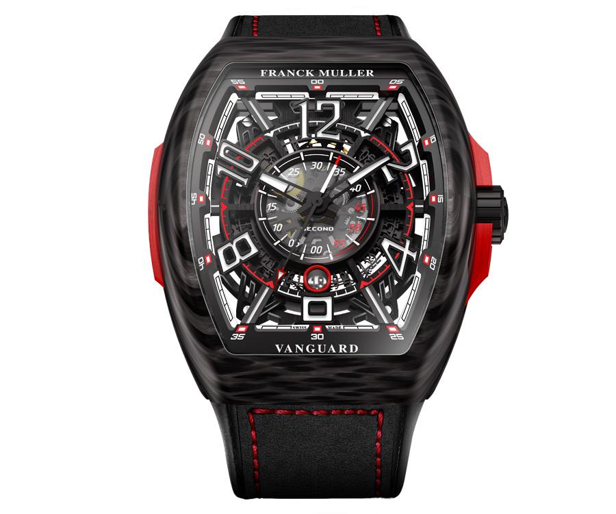 FRANCK MULLER Racing鏤空碳纖維腕錶