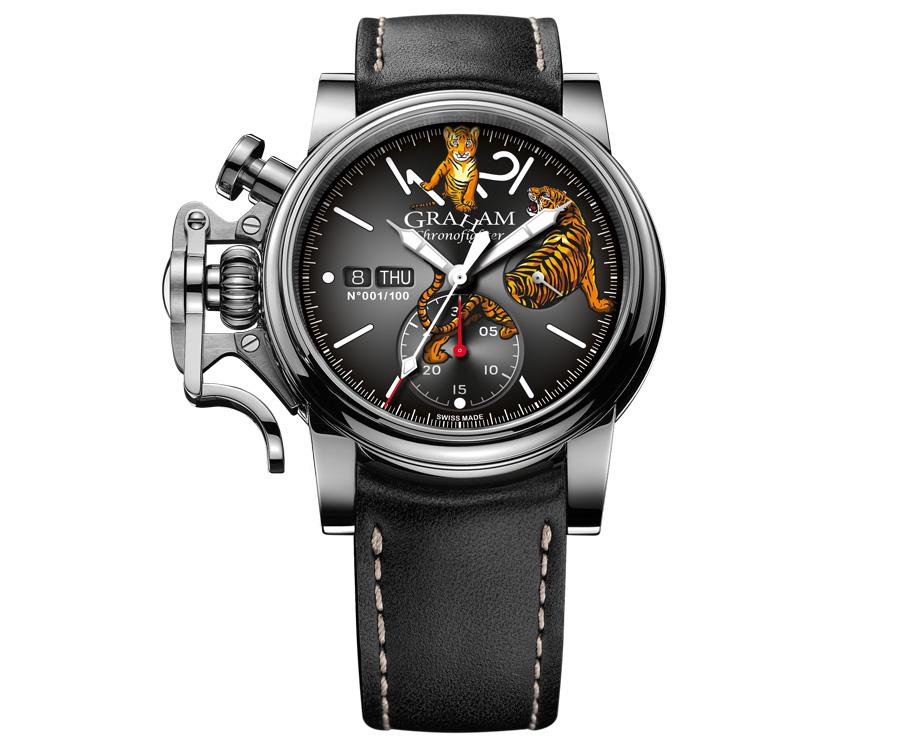 GRAHAM格林漢Chronofighter Vintage Ltd-Tiger