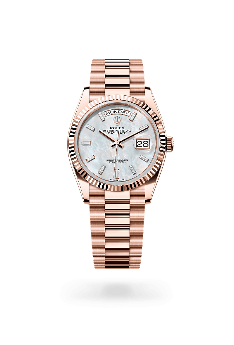 Rolex Day-Date 36腕錶18K永恒玫瑰金款,M128235-0078 - 永新鐘錶