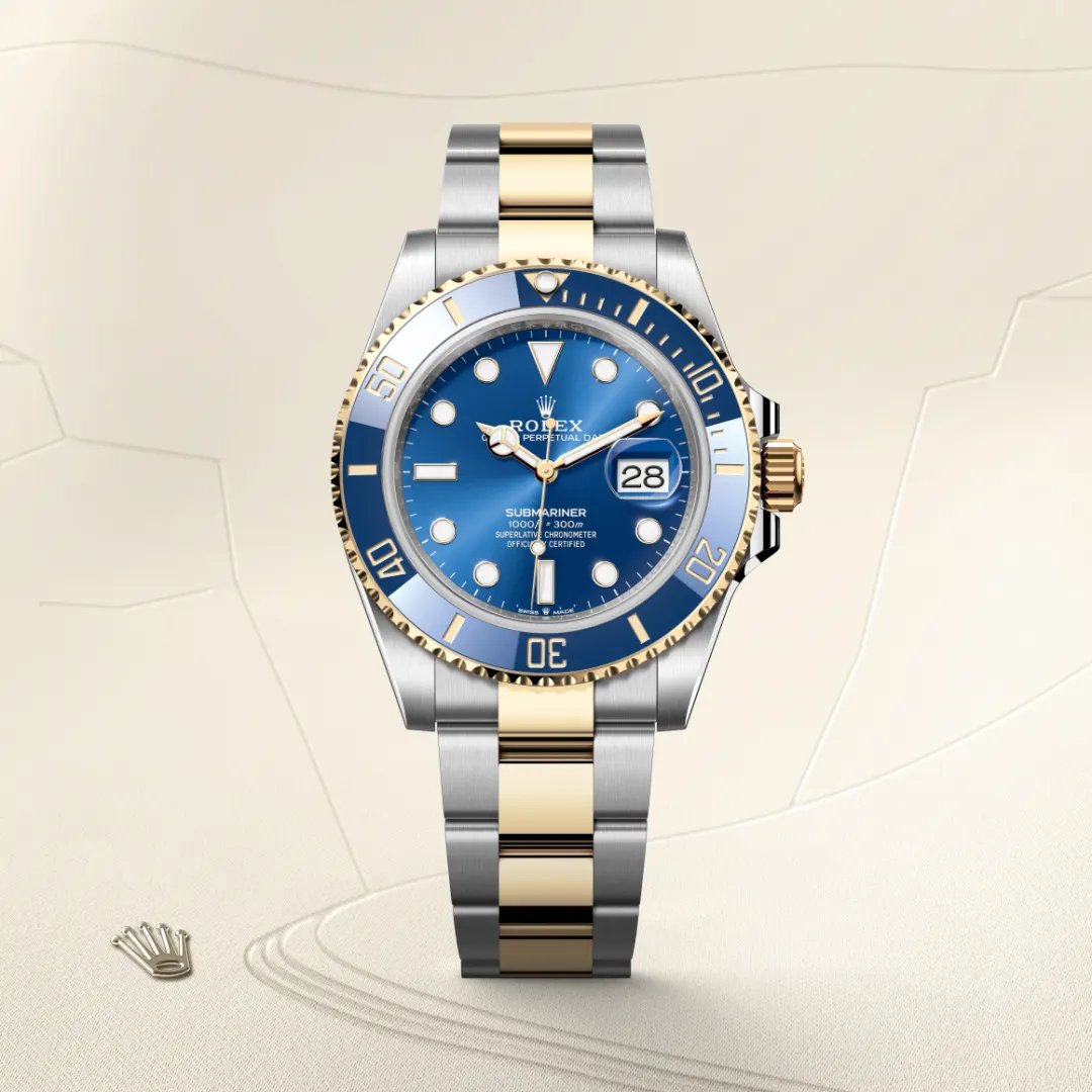 Rolex Submariner Date腕錶黃金鋼(蠔式鋼與黃金的組合)款,M126613LB-0002 | 永新鐘錶