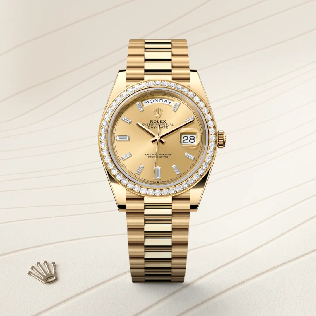 Rolex Day-Date 40腕錶18K黃金款,M228348RBR-0002 | 永新鐘錶