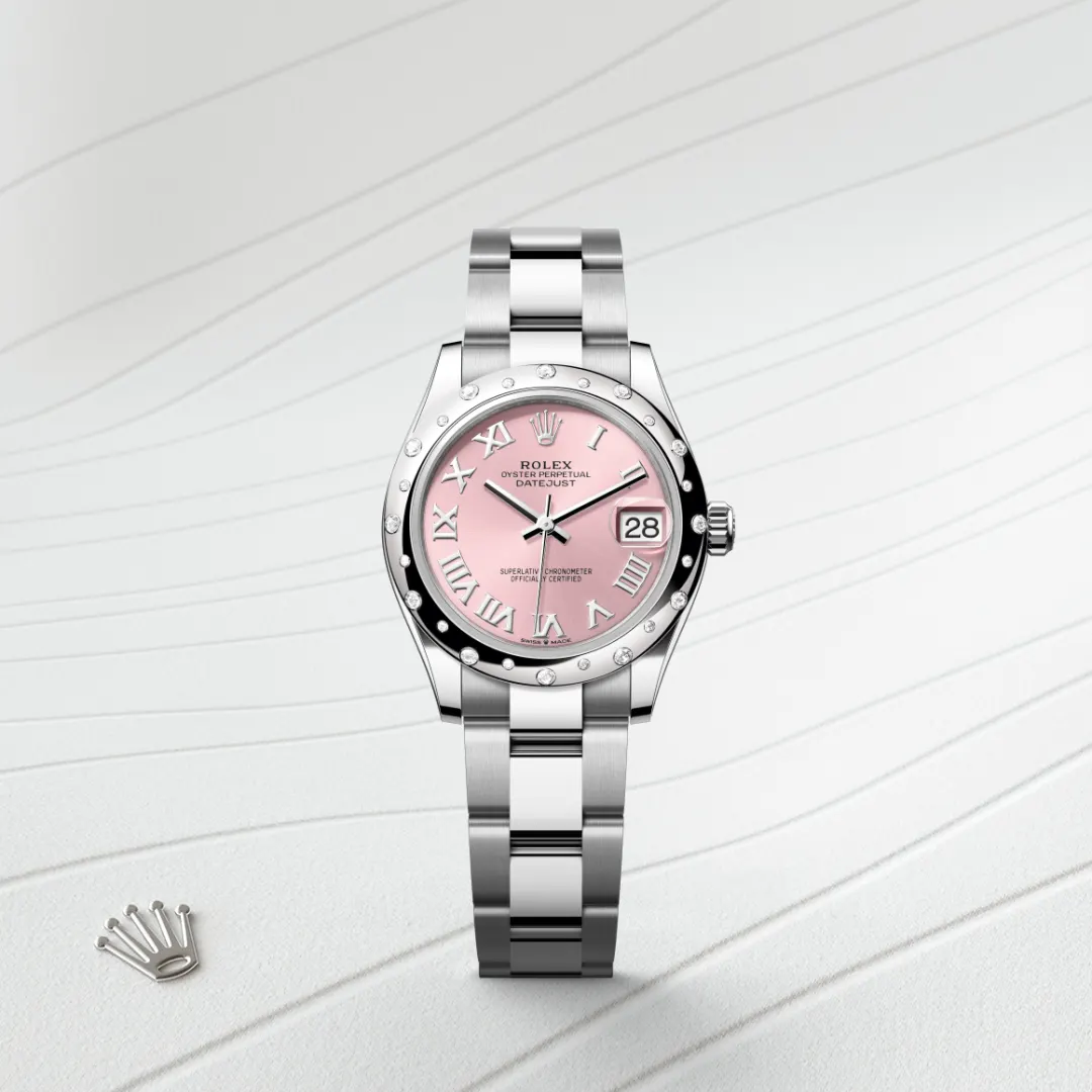 Rolex Datejust 31腕錶白色黃金鋼(蠔式鋼與白色黃金的組合)款,M278344RBR-0021 | 永新鐘錶