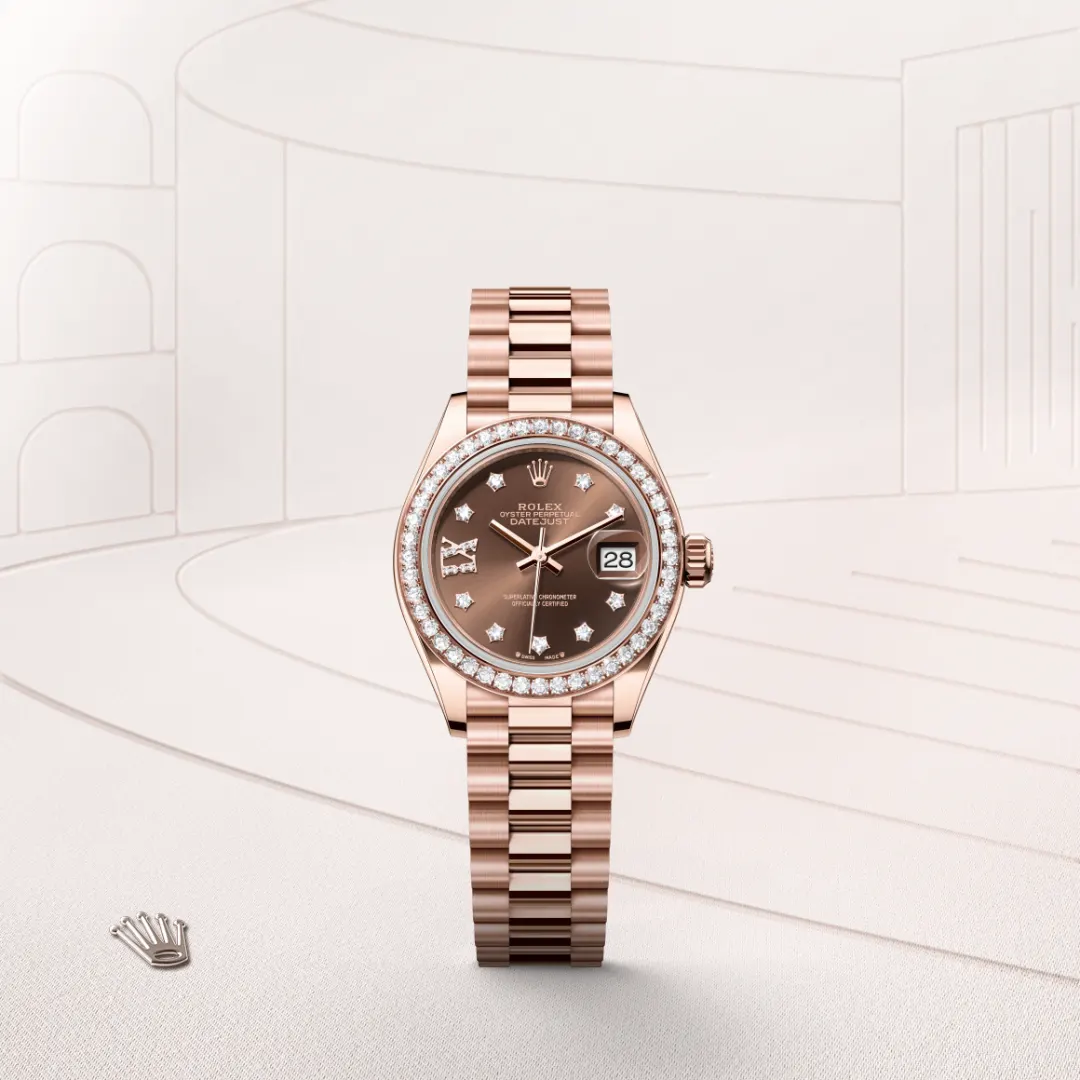 Rolex Lady-Datejust腕錶18K永恒玫瑰金款,M279135RBR-0001 | 永新鐘錶