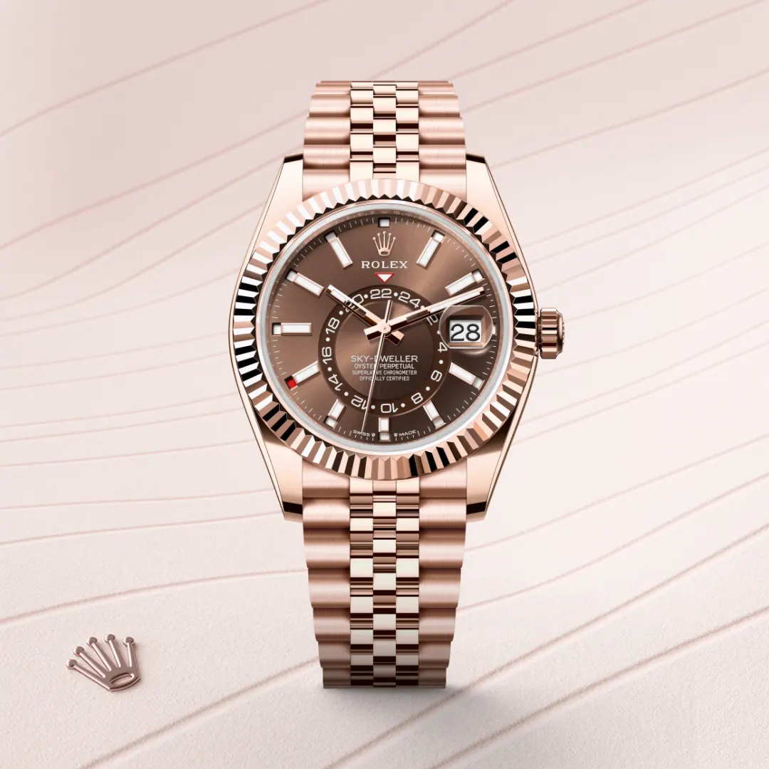 Rolex Sky-Dweller腕錶18K永恒玫瑰金款,M336935-0006 | 永新鐘錶