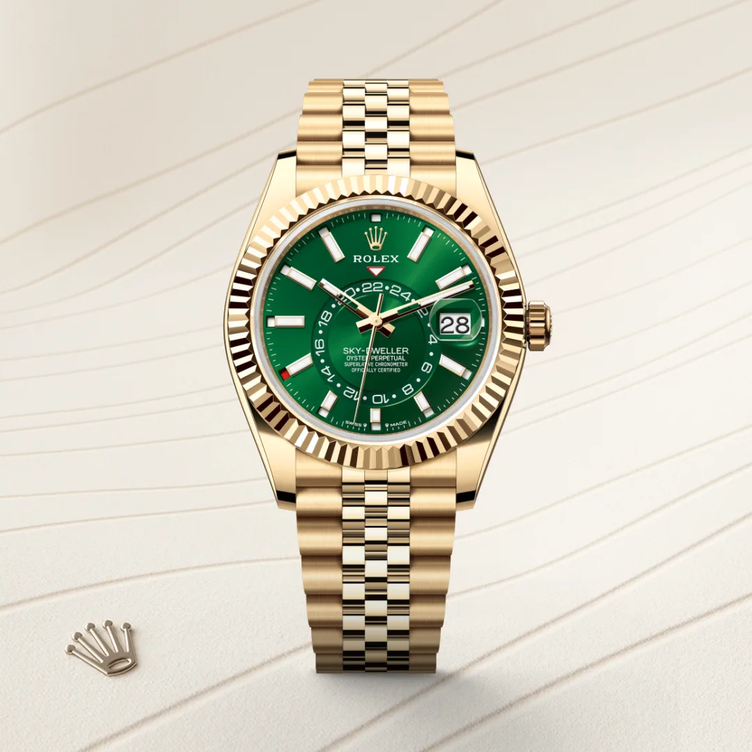 Rolex Sky-Dweller腕錶18K黃金款，M336938-0008 | 永新鐘錶