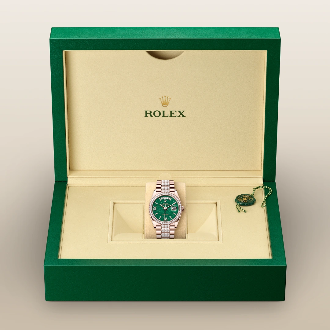 Rolex Day-Date 36腕錶18K永恒玫瑰金款,M128345RBR-0069 | 永新鐘錶