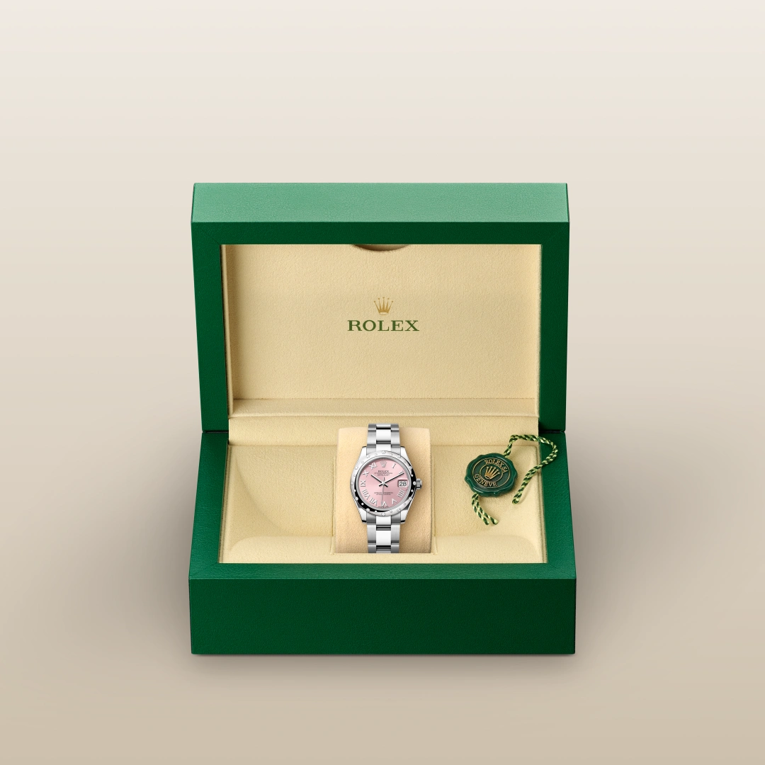 Rolex Datejust 31腕錶白色黃金鋼(蠔式鋼與白色黃金的組合)款,M278344RBR-0021 | 永新鐘錶