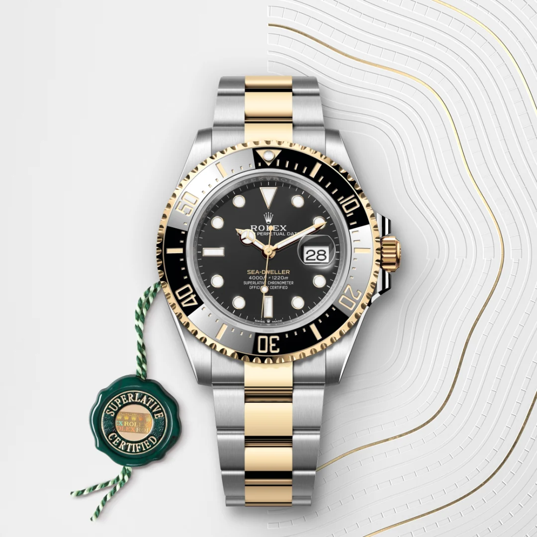 Rolex Sea-Dweller腕錶黃金鋼(蠔式鋼與黃金的組合)款,M126603-0001 | 永新鐘錶