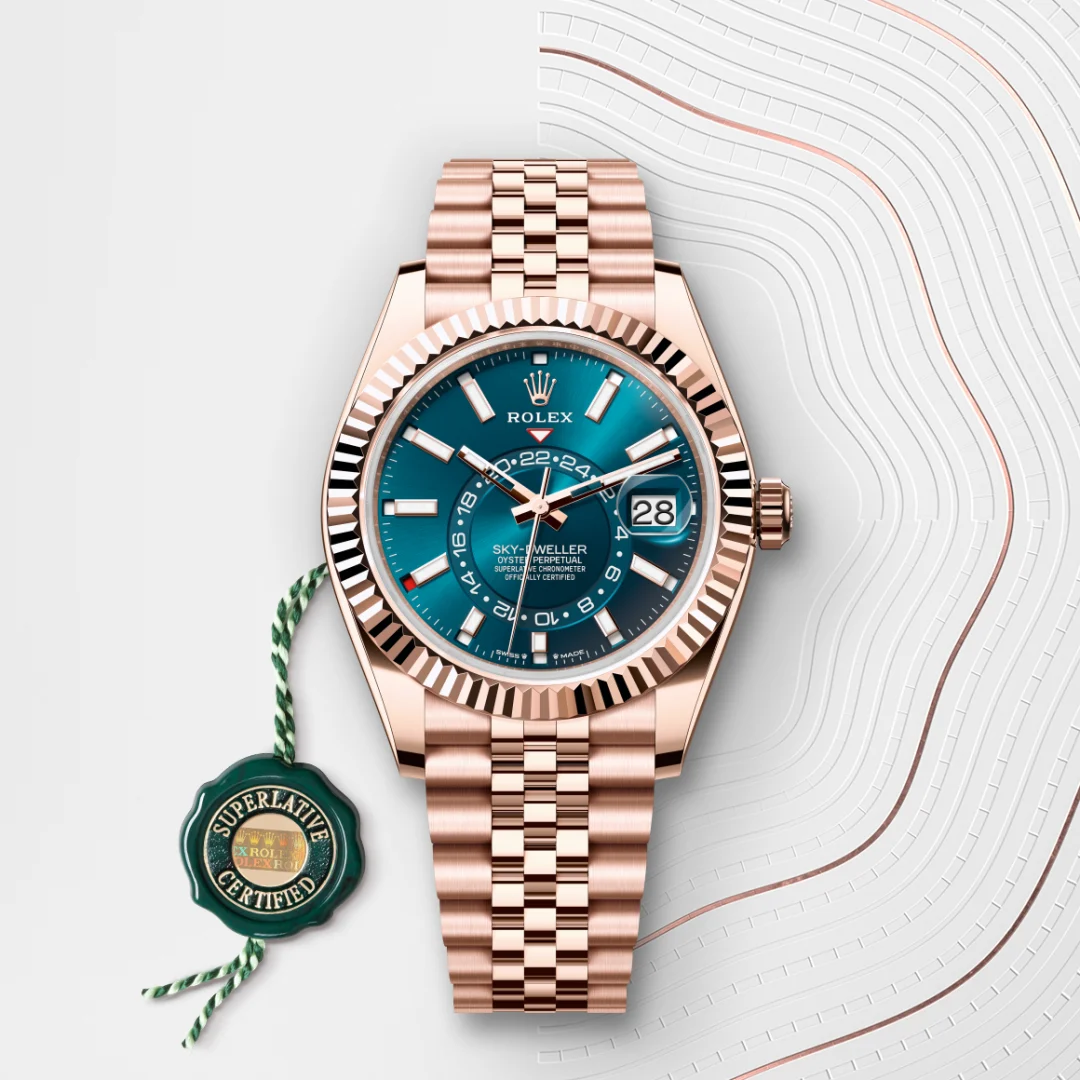 Rolex Sky-Dweller腕錶18K永恒玫瑰金款，M336935-0005 | 永新鐘錶