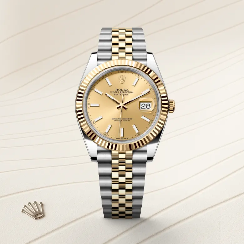 Rolex Datejust 41腕錶黃金鋼(蠔式鋼與黃金的組合)款,M126333-0010 | 永新鐘錶