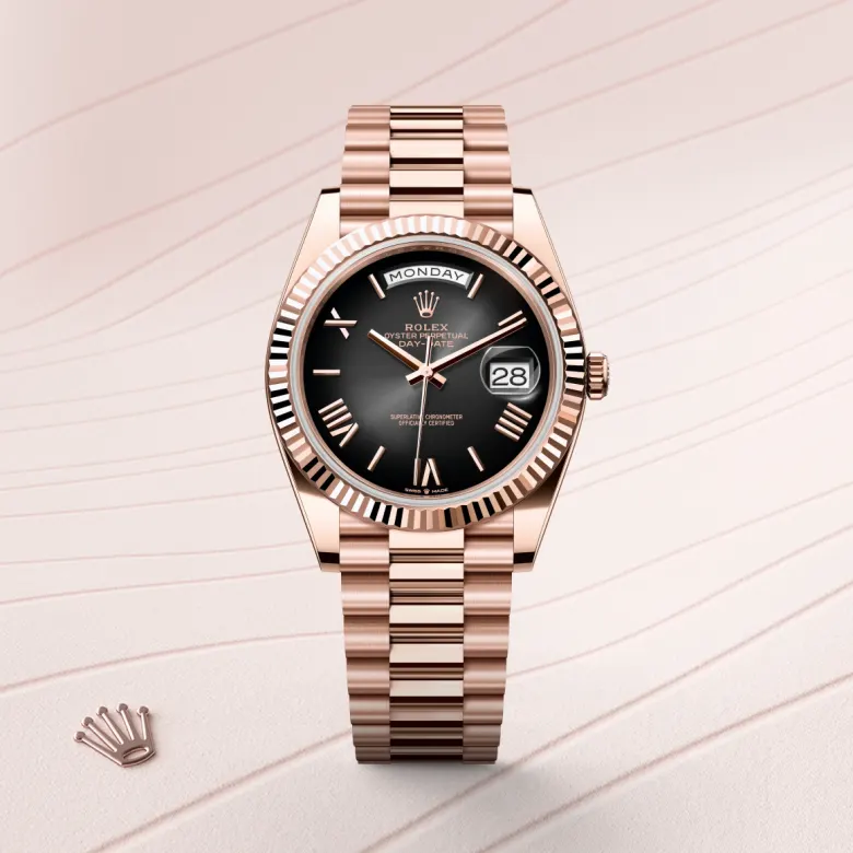 Rolex Day-Date 40腕錶18K永恒玫瑰金款,M228235-0055 | 永新鐘錶
