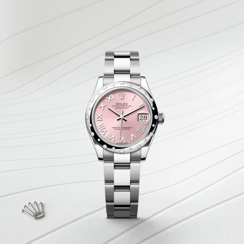 Rolex Datejust 31腕錶白色黃金鋼(蠔式鋼與白色黃金的組合)款,M278344RBR-0021 | 永新鐘錶