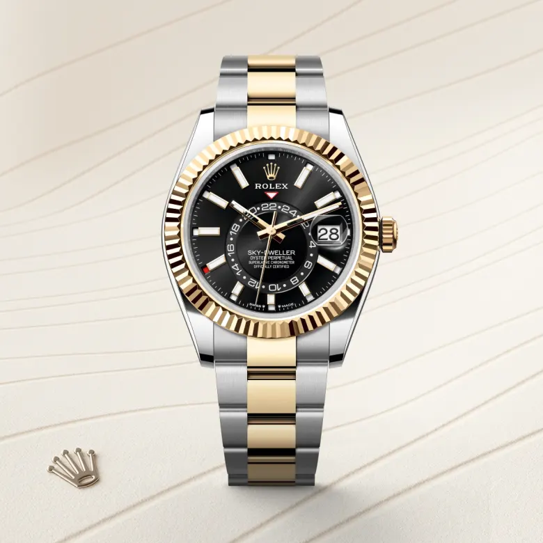 Rolex Sky-Dweller腕錶黃金鋼（蠔式鋼與黃金的組合）款，M336933-0003 | 永新鐘錶