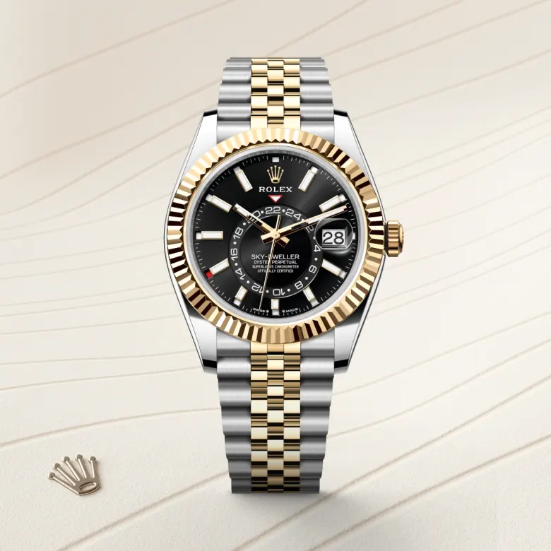 Rolex Sky-Dweller腕錶黃金鋼（蠔式鋼與黃金的組合）款，M336933-0004 | 永新鐘錶