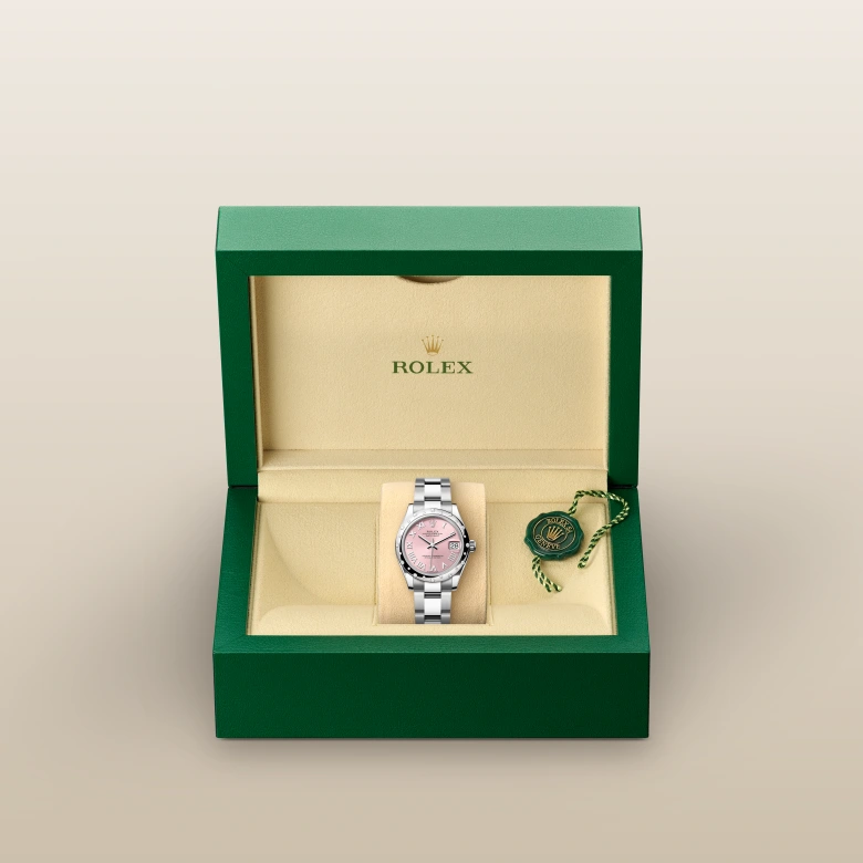 Rolex Datejust 31腕錶白色黃金鋼(蠔式鋼與白色黃金的組合)款,M278344RBR-0021 | 永新鐘錶