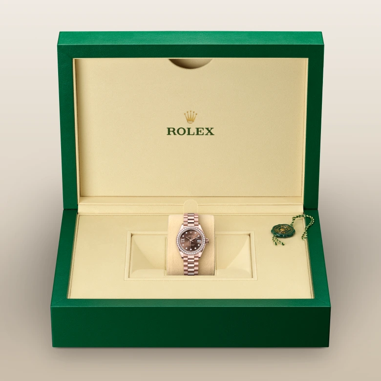 Rolex Lady-Datejust腕錶18K永恒玫瑰金款,M279135RBR-0001 | 永新鐘錶