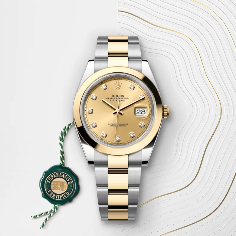 Rolex Datejust 41腕錶黃金鋼(蠔式鋼與黃金的組合)款,M126303-0011 | 永新鐘錶