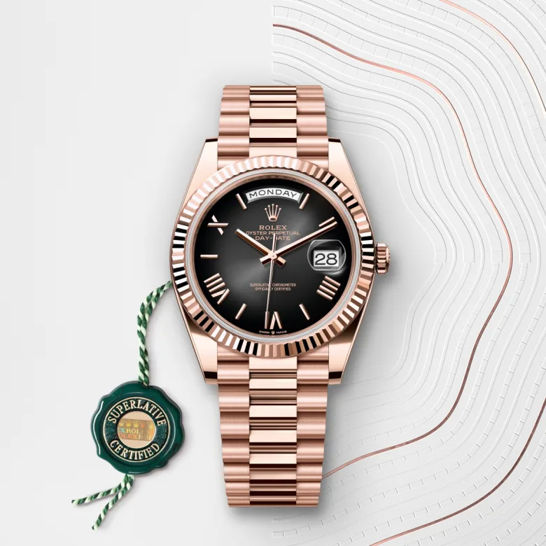 Rolex Day-Date 40腕錶18K永恒玫瑰金款,M228235-0055 | 永新鐘錶