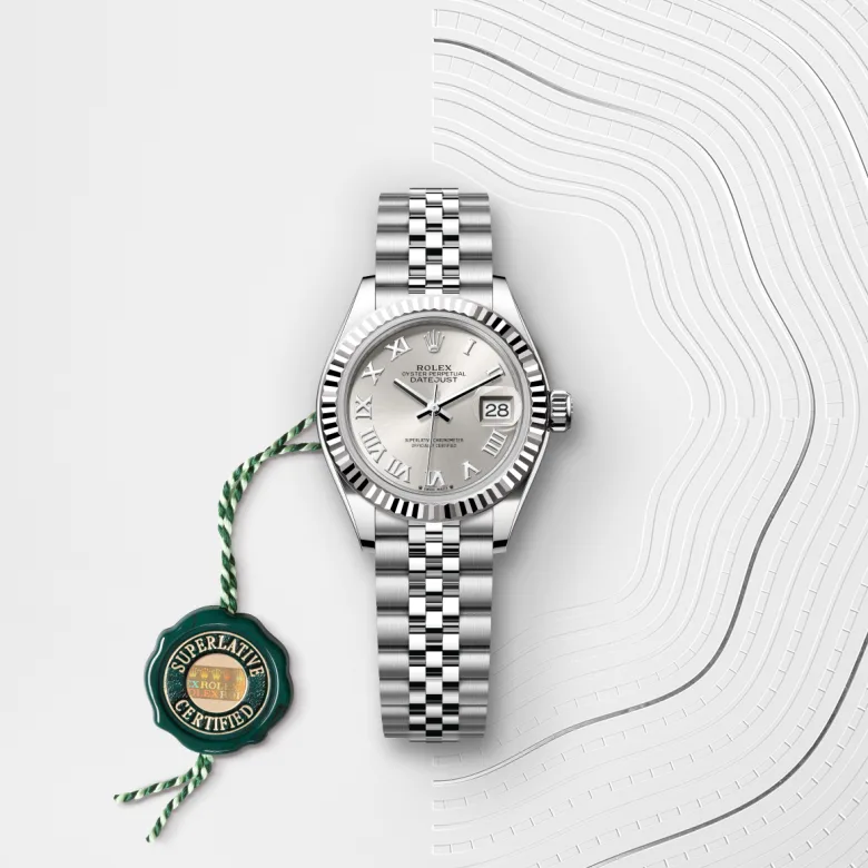 Rolex Lady-Datejust腕錶白色黃金鋼(蠔式鋼與白色黃金的組合)款,M279174-0007 | 永新鐘錶