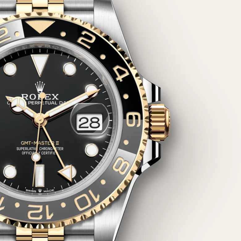 Rolex GMT-Master II腕錶黃金鋼(蠔式鋼與黃金的組合)款,M126713GRNR-0001 | 永新鐘錶