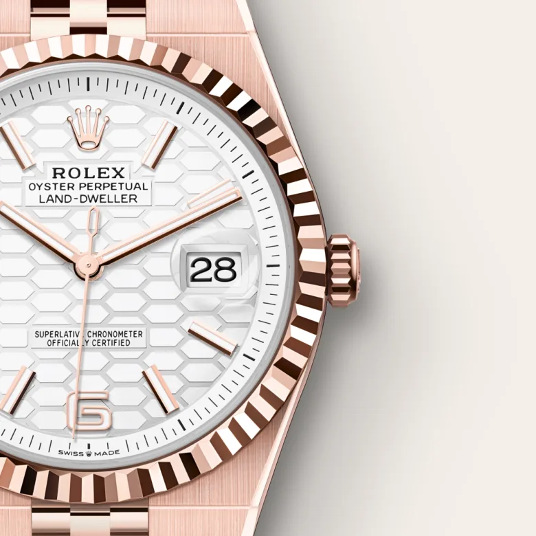 Rolex Land-Dweller 40腕錶18K永恒玫瑰金款,M127335-0001 | 永新鐘錶