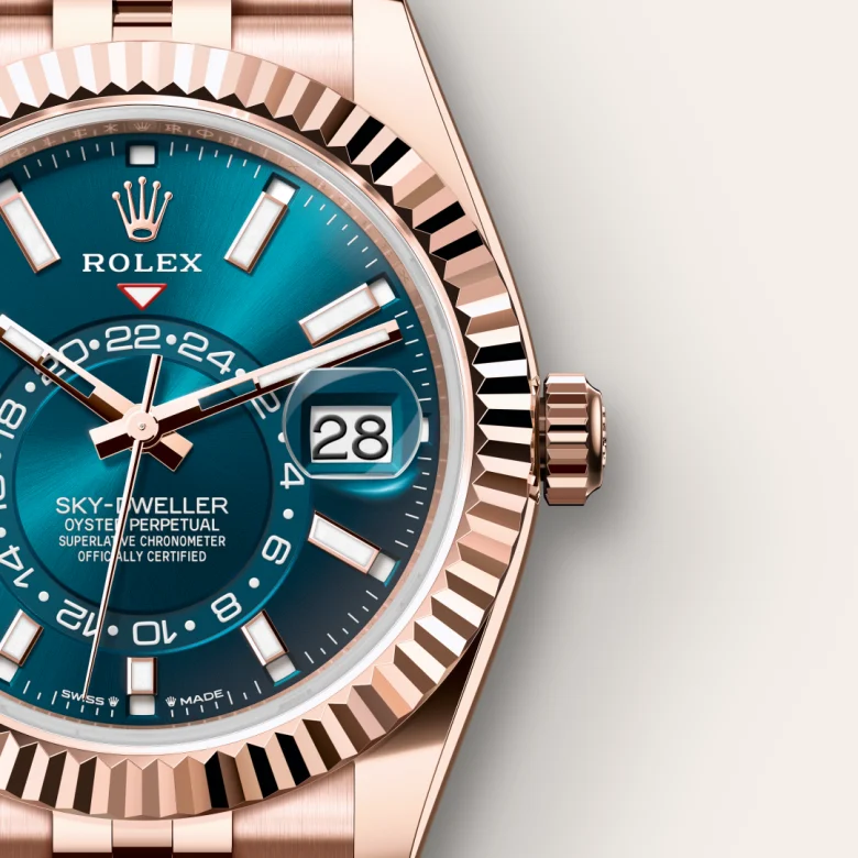 Rolex Sky-Dweller腕錶18K永恒玫瑰金款，M336935-0005 | 永新鐘錶