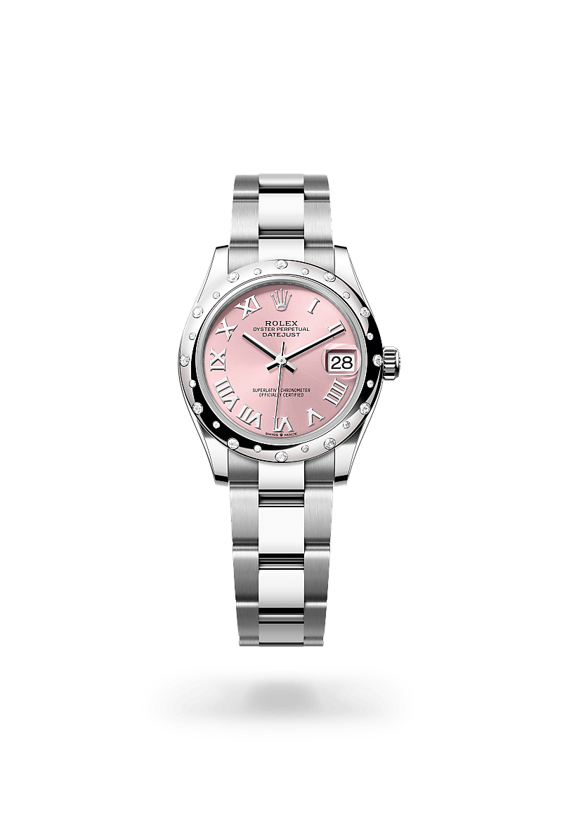 Rolex Datejust 31腕錶白色黃金鋼(蠔式鋼與白色黃金的組合)款,M278344RBR-0021 | 永新鐘錶