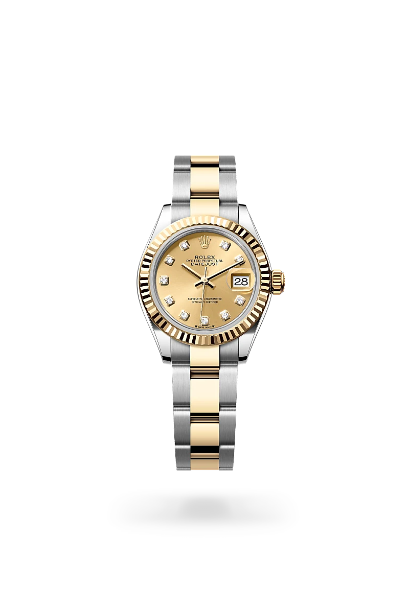 Rolex Lady-Datejust 腕錶 蠔式,28毫米,黃金及蠔式鋼,M279173-0012 | 永新鐘錶