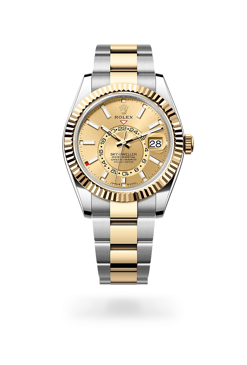 Rolex Sky-Dweller 腕錶 蠔式,42毫米,黃金及蠔式鋼,M336933-0001 | 永新鐘錶