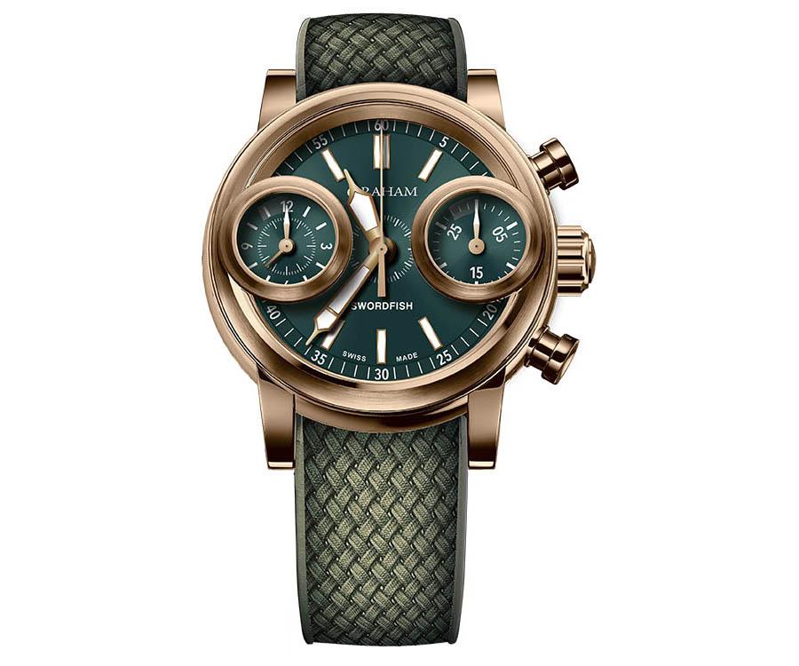 GRAHAM Swordfish青銅計時碼錶