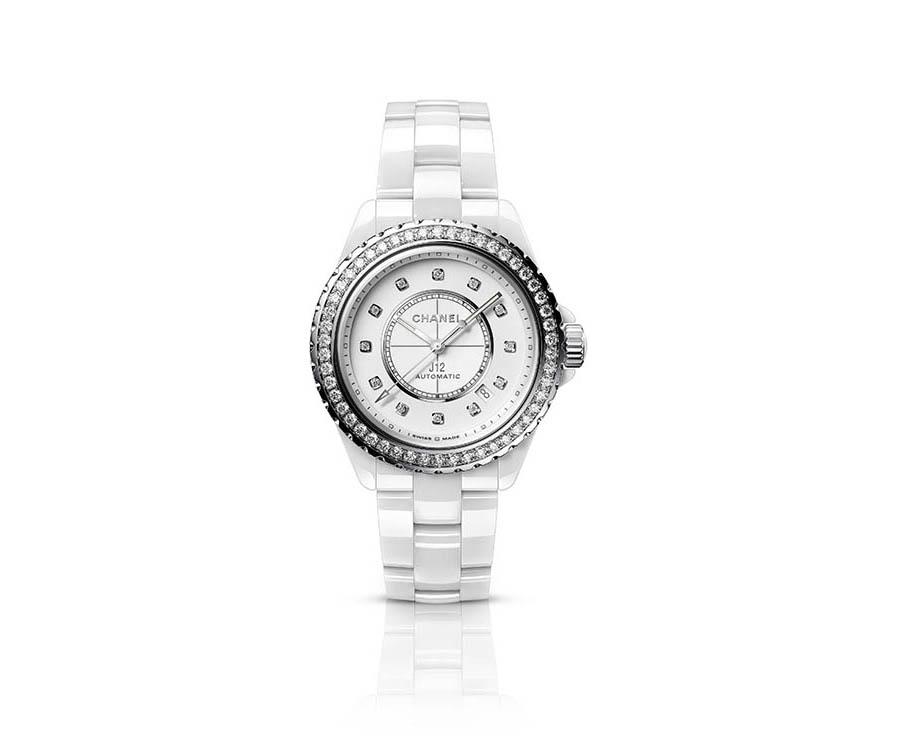 CHANEL J12 鑲鑽腕錶