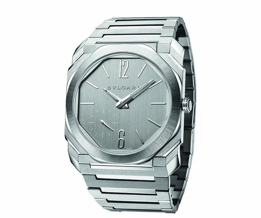 BVLGARI Octo Finissimo S精鋼鍍銀腕錶
