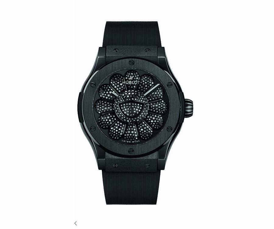 HUBLOT Classic Fusion經典融合系列村上隆ALL BLACK 聯名腕錶