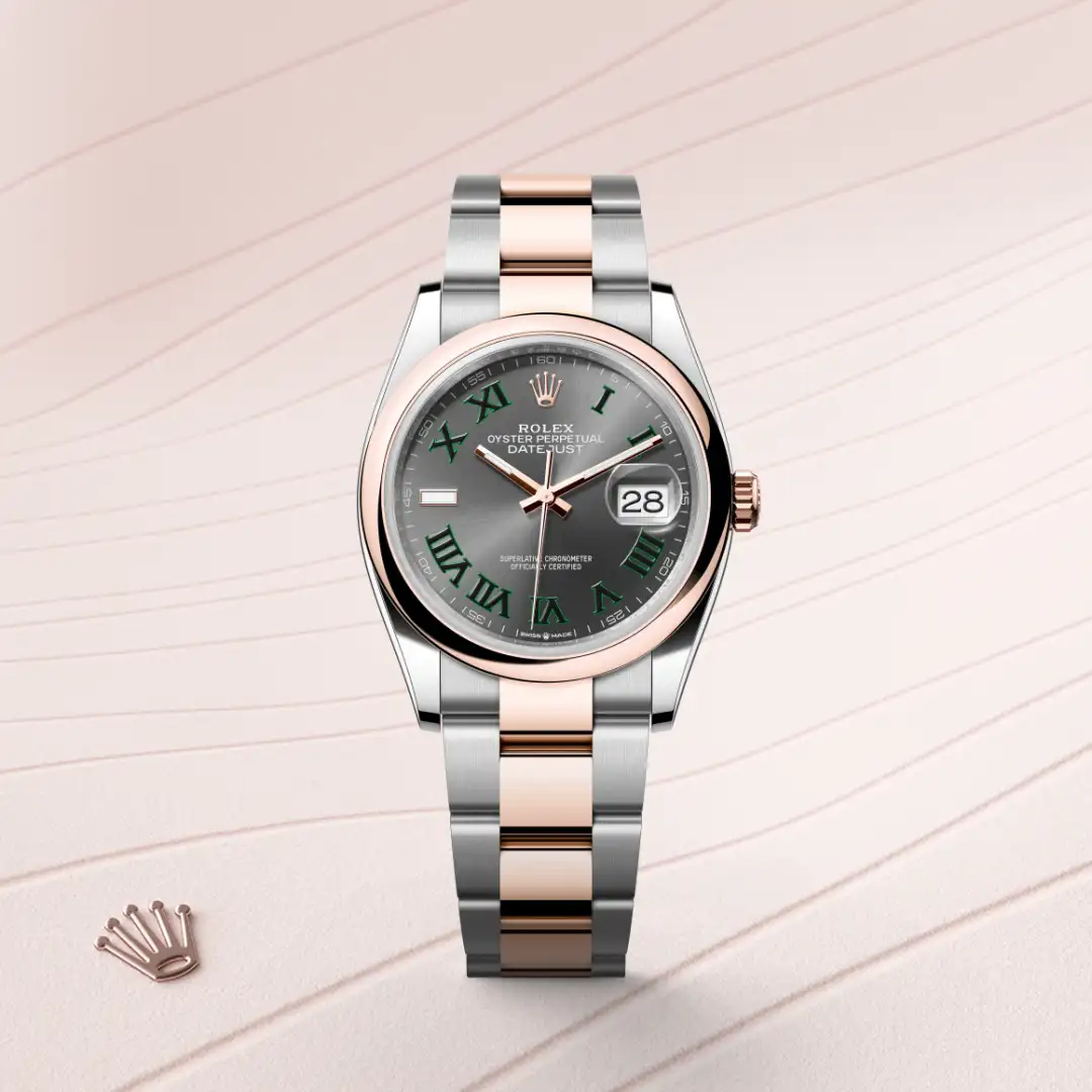 Rolex Datejust 36腕錶永恒玫瑰金鋼(蠔式鋼與永恒玫瑰金的組合)款,M126201-0030 - 永新鐘錶