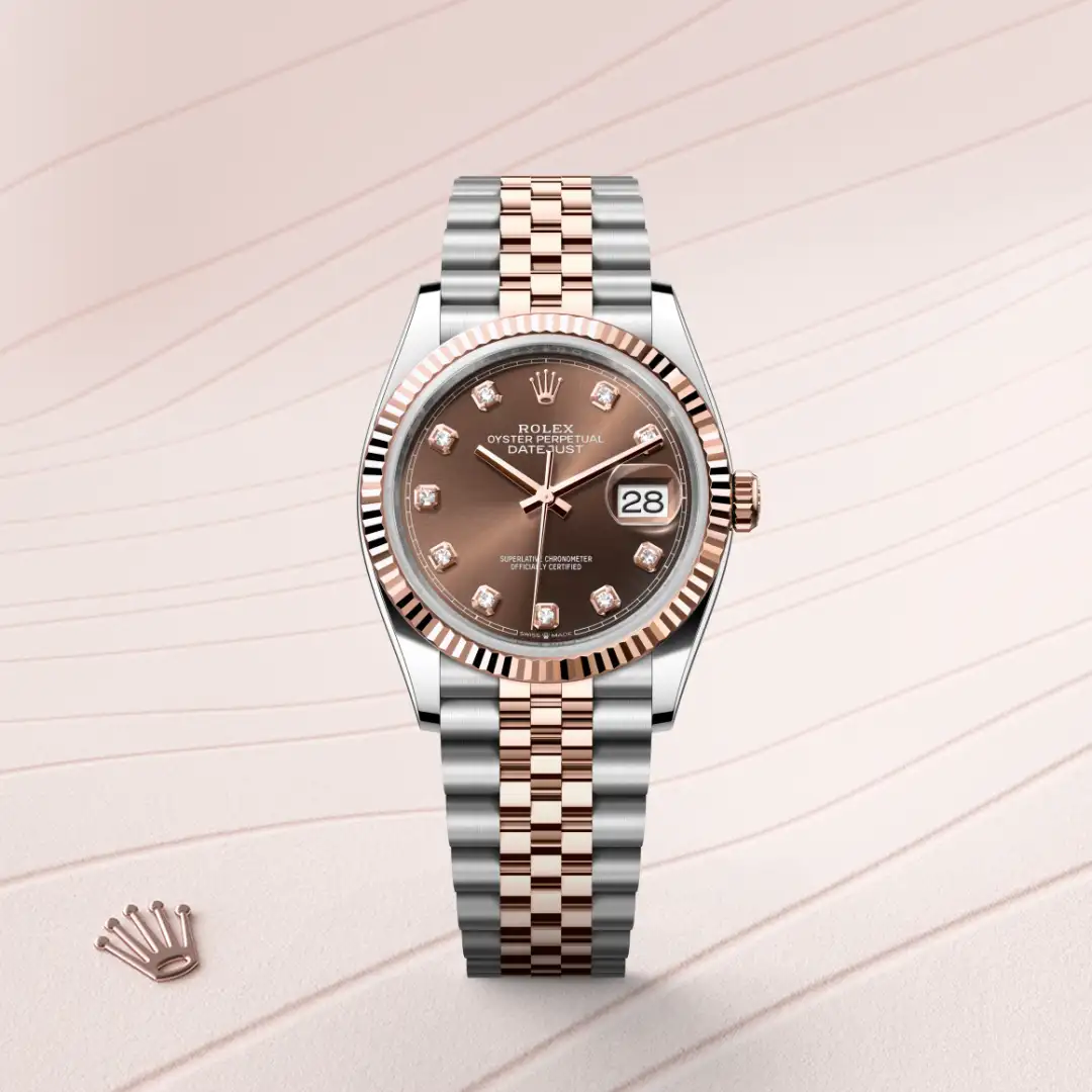 Rolex Datejust 36腕錶永恒玫瑰金鋼(蠔式鋼與永恒玫瑰金的組合)款,M126231-0053 - 永新鐘錶
