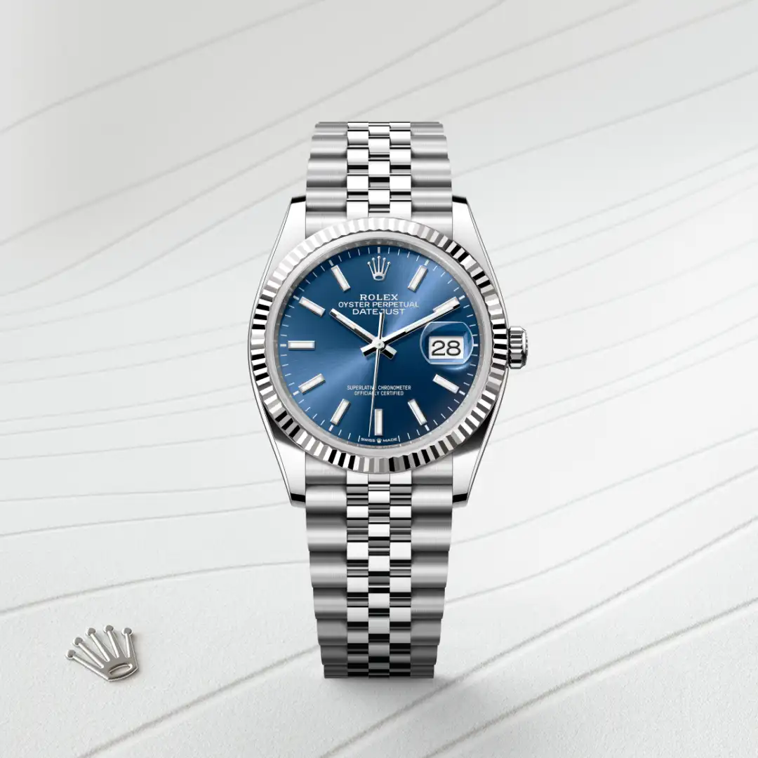 Rolex Datejust 36腕錶白色黃金鋼(蠔式鋼與白色黃金的組合)款,M126234-0017 - 永新鐘錶