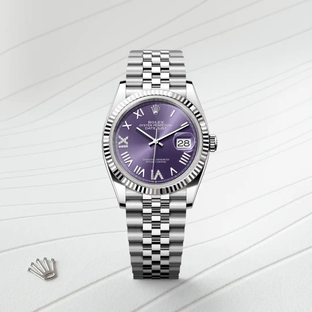 Rolex Datejust 36腕錶白色黃金鋼(蠔式鋼與白色黃金的組合)款,M126234-0063 - 永新鐘錶