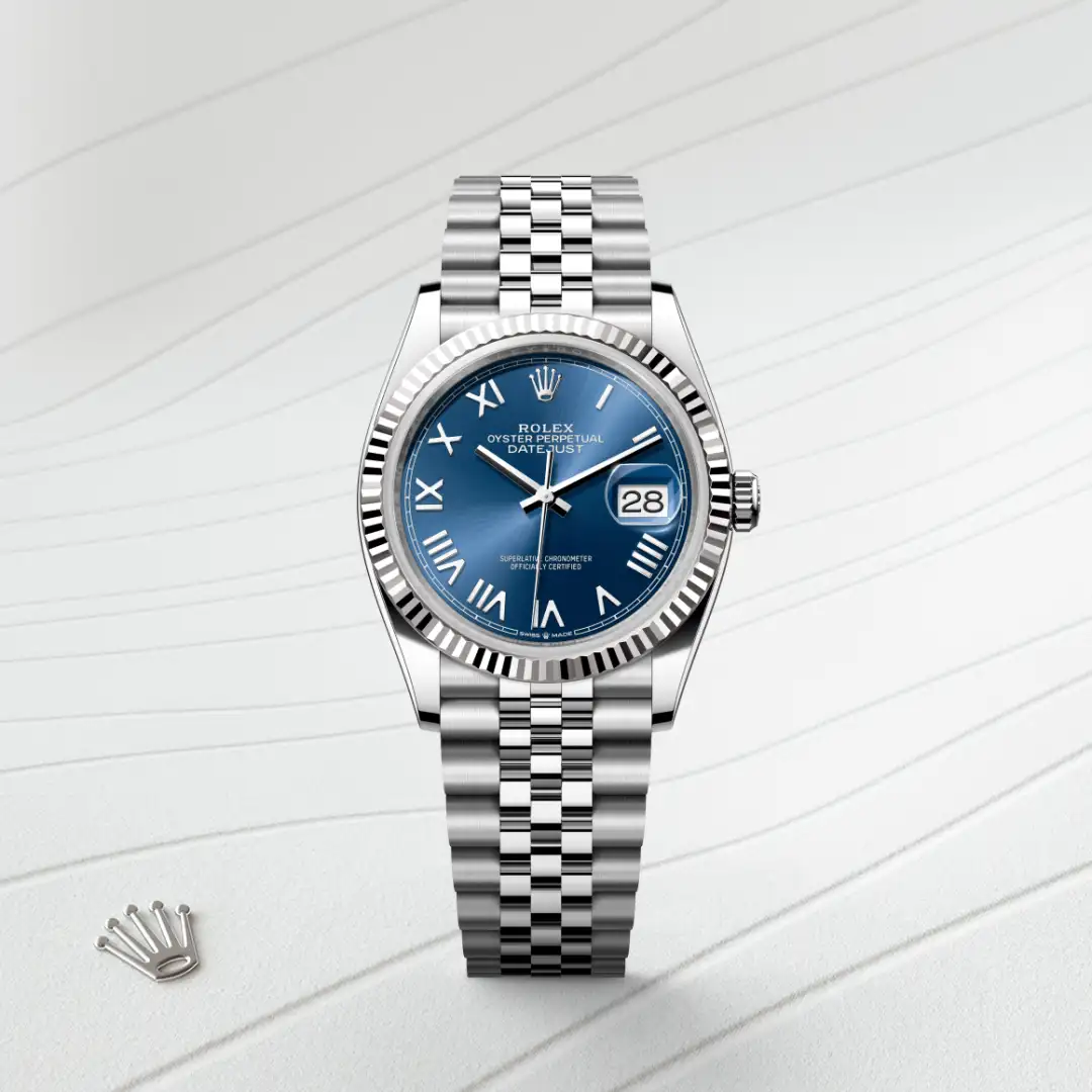 Rolex Datejust 36腕錶白色黃金鋼(蠔式鋼與白色黃金的組合)款,M126234-0069 - 永新鐘錶