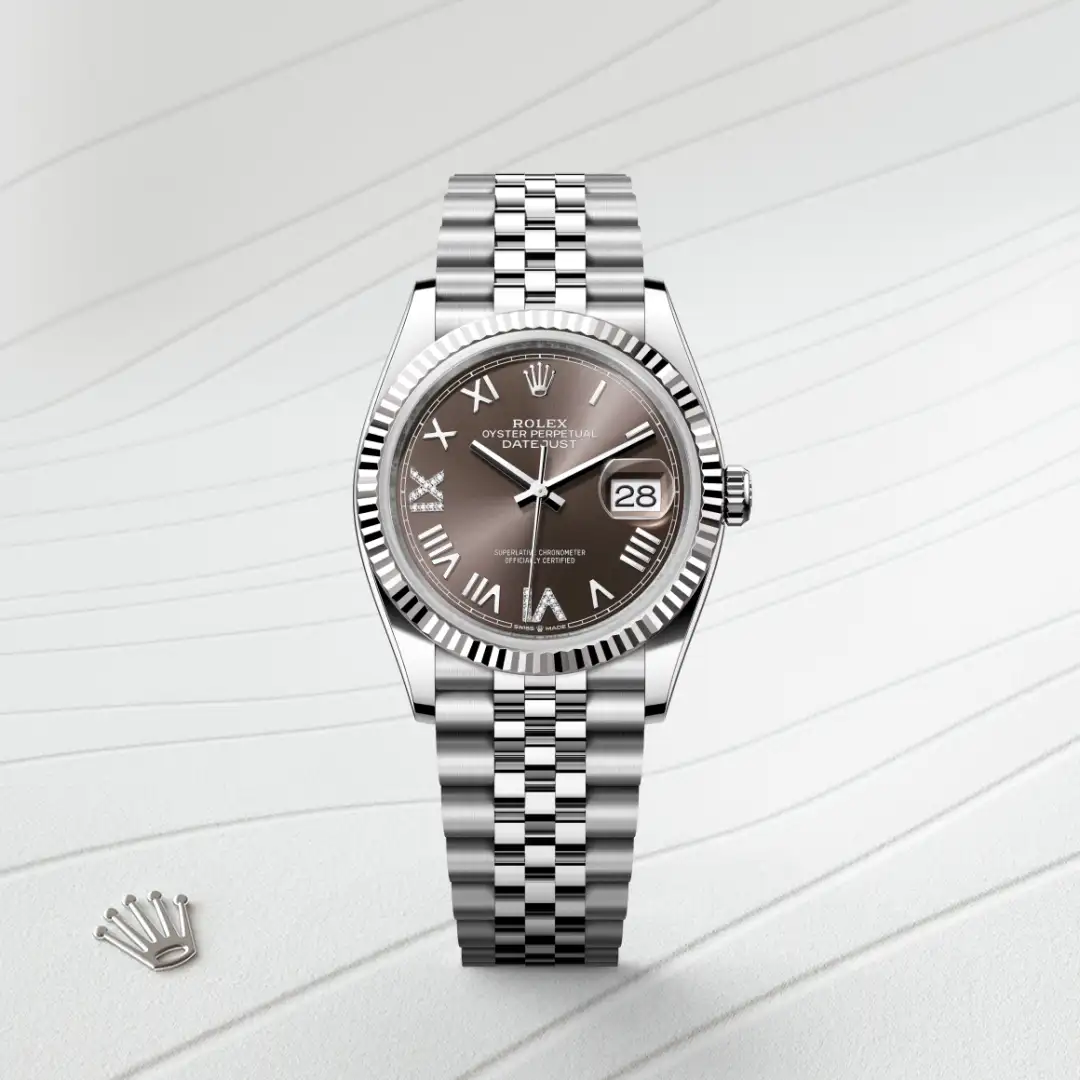 Rolex Datejust 36腕錶白色黃金鋼(蠔式鋼與白色黃金的組合)款,M126234-0071 - 永新鐘錶
