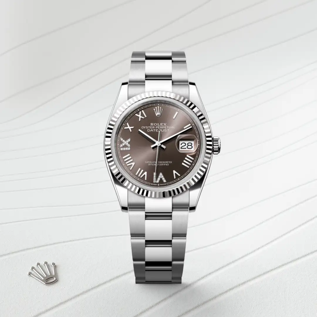Rolex Datejust 36腕錶白色黃金鋼(蠔式鋼與白色黃金的組合)款,M126234-0072 - 永新鐘錶