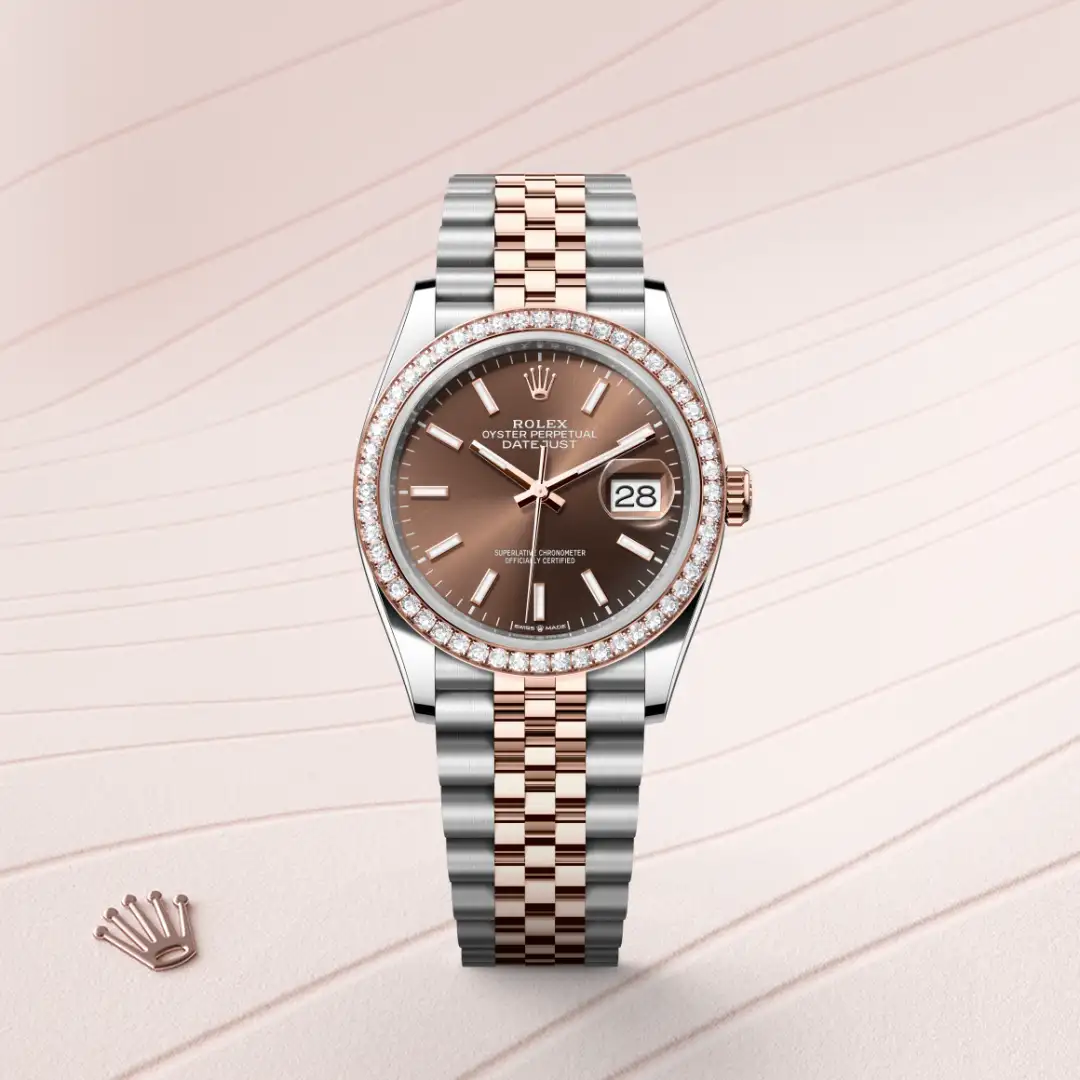 Rolex Datejust 36腕錶永恒玫瑰金鋼(蠔式鋼與永恒玫瑰金的組合)款,M126281RBR-0031 - 永新鐘錶