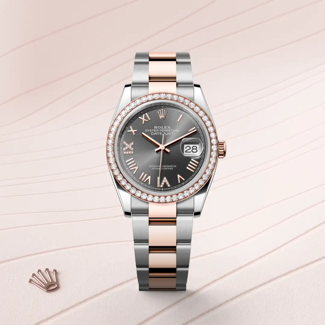 Rolex Datejust 36腕錶永恒玫瑰金鋼(蠔式鋼與永恒玫瑰金的組合)款,M126281RBR-0036 - 永新鐘錶