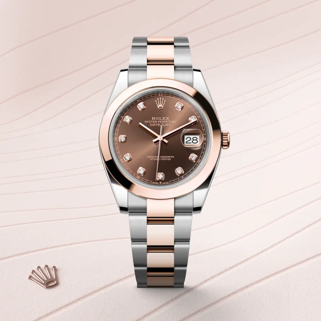 Rolex Datejust 41腕錶永恒玫瑰金鋼(蠔式鋼與永恒玫瑰金的組合)款,M126301-0003 - 永新鐘錶