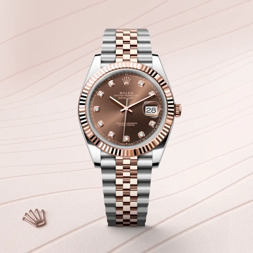 Rolex Datejust 41腕錶永恒玫瑰金鋼(蠔式鋼與永恒玫瑰金的組合)款,M126331-0004 - 永新鐘錶