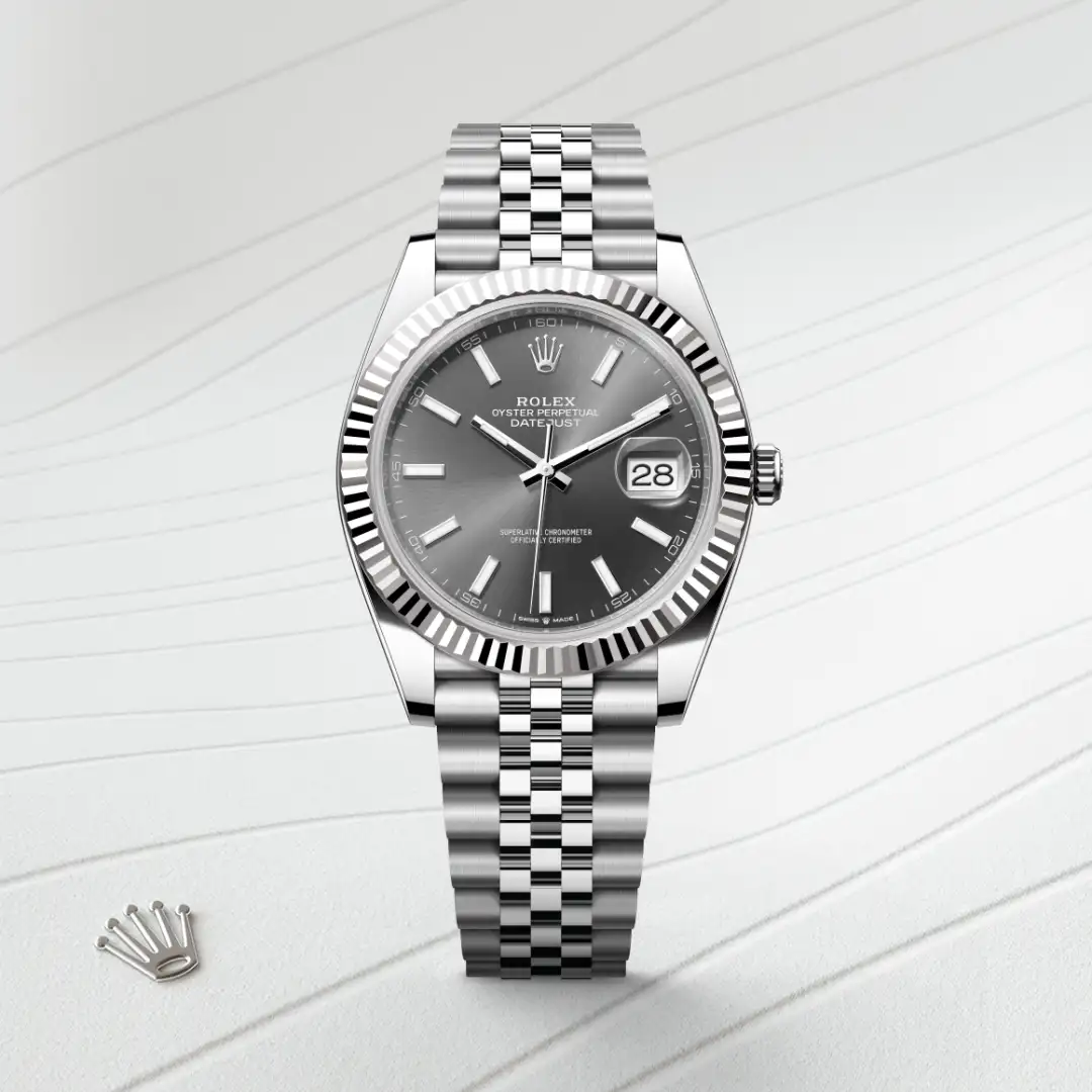 Rolex Datejust 41腕錶白色黃金鋼(蠔式鋼與白色黃金的組合)款,M126334-0014 - 永新鐘錶