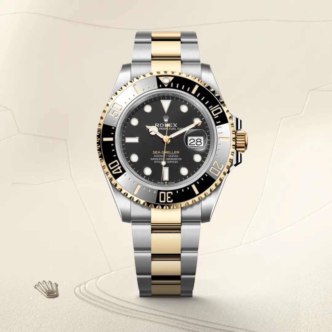Rolex Sea-Dweller腕錶黃金鋼(蠔式鋼與黃金的組合)款,M126603-0001 - 永新鐘錶